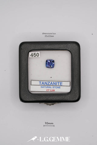 Tanzanite 2,09 carati Cuscino gemma preziosa