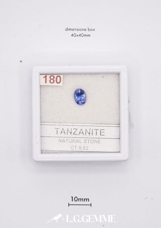 Tanzanite 0,92 carati Ovale gemma preziosa
