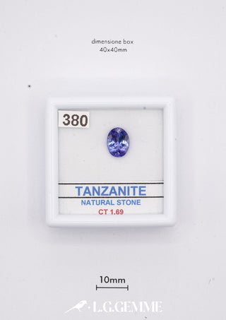 Tanzanite 1,69 carati Ovale gemma preziosa
