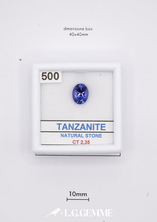 Tanzanite 2,35 carati Ovale gemma preziosa