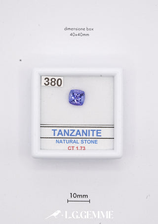Tanzanite 1,73 carati Cuscino gemma preziosa