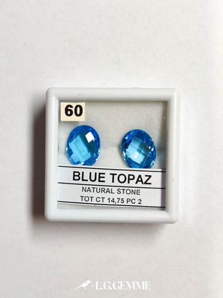 topazio 14.75ct blu ovale