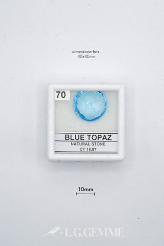 topazio 18.97ct blu ovale