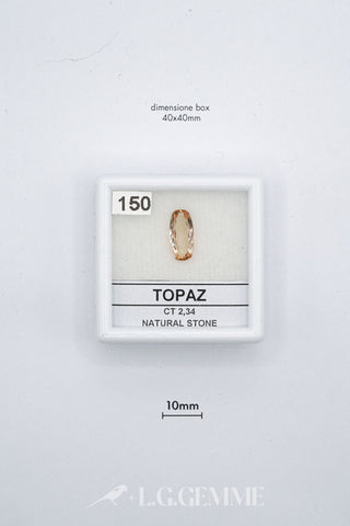 topazio 2.34ct giallo ovale