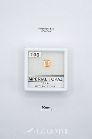 topazio 0.94ct giallo rettangolare
