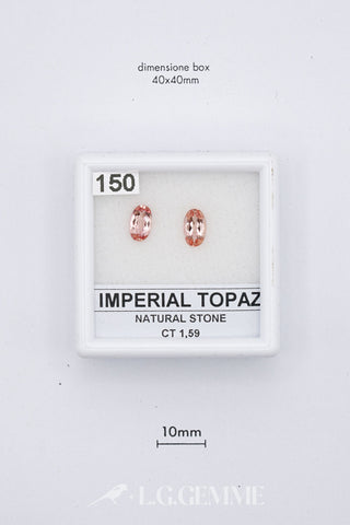 Topazio Imperiale 1,59 carati Ovale gemma preziosa