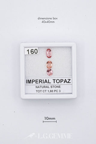Topazio Imperiale 1,60 carati Ovale gemma preziosa