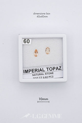 Topazio Imperiale 0,62 carati Ovale gemma preziosa