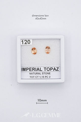 Topazio Imperiale 1,15 carati Ovale gemma preziosa