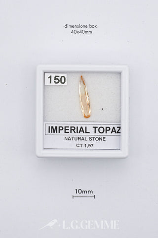 Topazio Imperiale 1,97 carati Marquise gemma preziosa