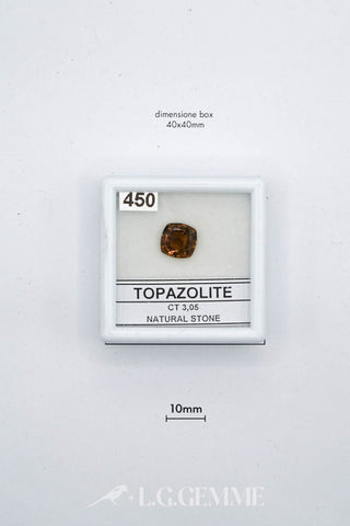 topazolite 3.05ct giallo ovale