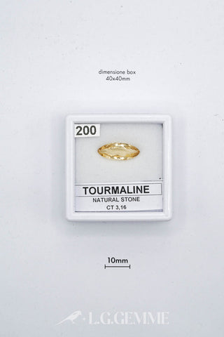 tormalina 3.16ct giallo marquise