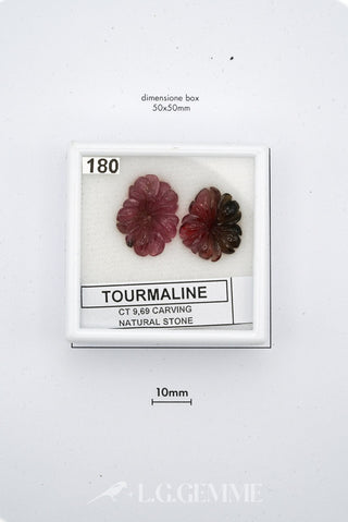 tormalina 9.69ct multicolore forma libera