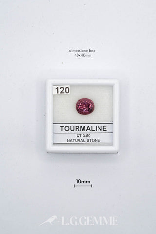 tormalina 3.50ct rosa ovale