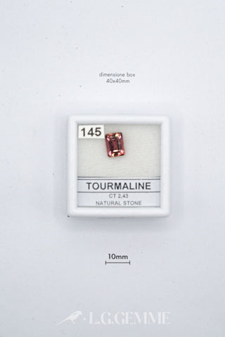 tormalina 2.43ct rosa rettangolare