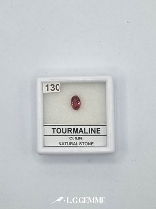 tormalina 0.96ct rosso ovale