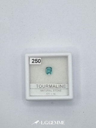 tormalina 1.18ct verde rettangolare