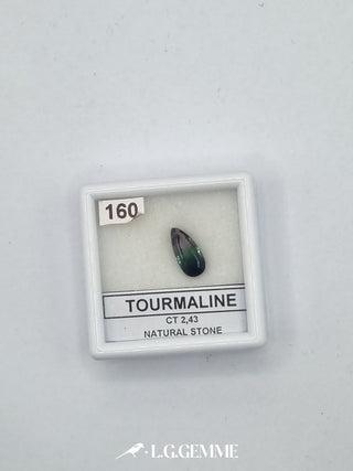 tormalina 2.43ct verde goccia