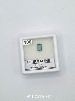 tormalina 1.04ct verde rettangolare