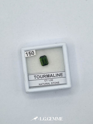 tormalina 1.92ct verde rettangolare