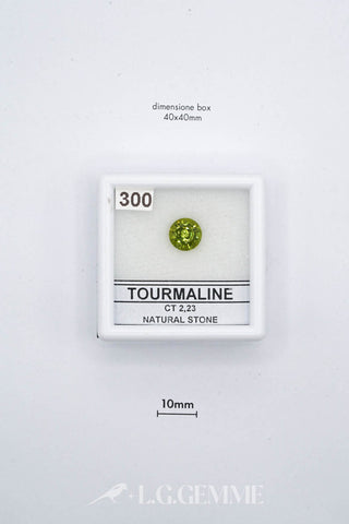 tormalina 2.23ct verde esagonale