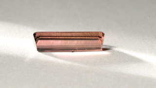 tormalina rosa rettangolare 4.38CT
