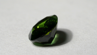 Tormalina verde ovale 8.69CT