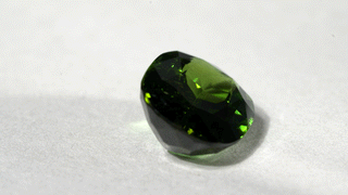 Tormalina verde ovale 8.69CT