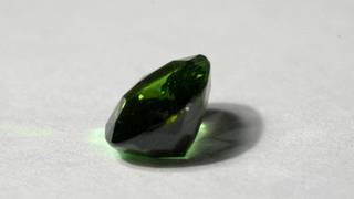 Tormalina verde ovale 8.69CT