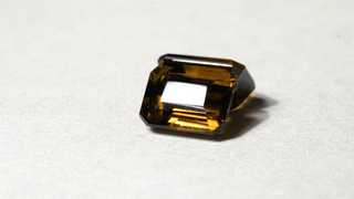 Tormalina marrone rettangolare 9.54CT