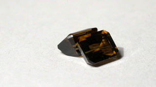 Tormalina marrone rettangolare 9.54CT