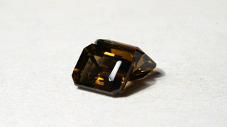 Tormalina marrone rettangolare 9.54CT