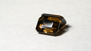 Tormalina marrone rettangolare 9.54CT