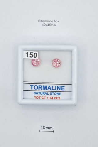 Tormalina 1,74 carati Tonda gemma preziosa