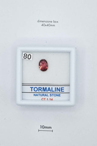 Tormalina 1,14 carati Ovale gemma preziosa