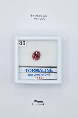 Tormalina 1,41 carati Ovale gemma preziosa