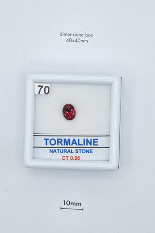 Tormalina 0,95 carati Ovale gemma preziosa