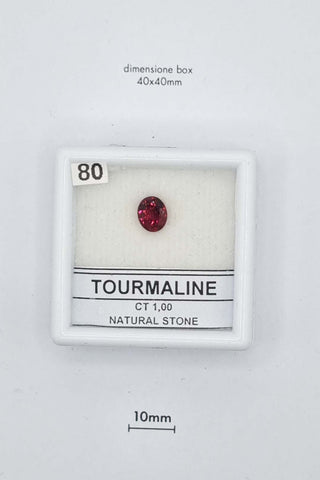 Tormalina 1,00 carati Ovale gemma preziosa