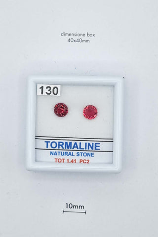 Tormalina 1,41 carati Tonda gemma preziosa