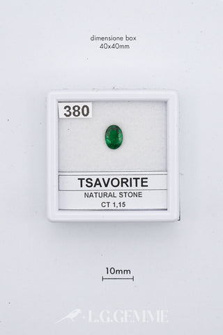 Tsavorite 1,15 carati Ovale gemma preziosa