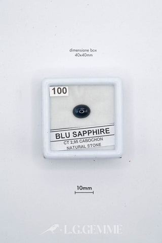 zaffiro 2.95ct blu cabochon
