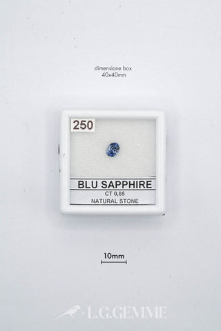 zaffiro 0.85ct blu ovale