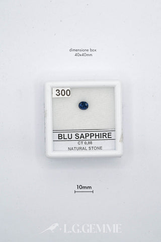zaffiro 0.88ct blu ovale