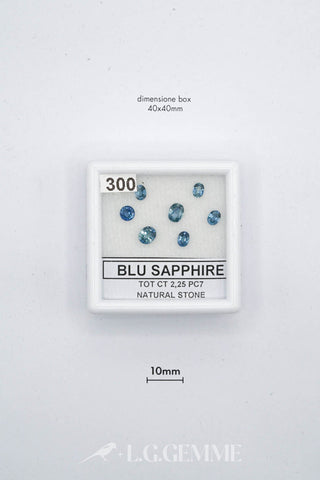zaffiro 2.25ct blu ovale