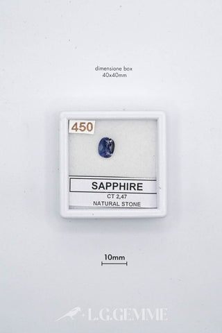 zaffiro 2.47ct blu ovale